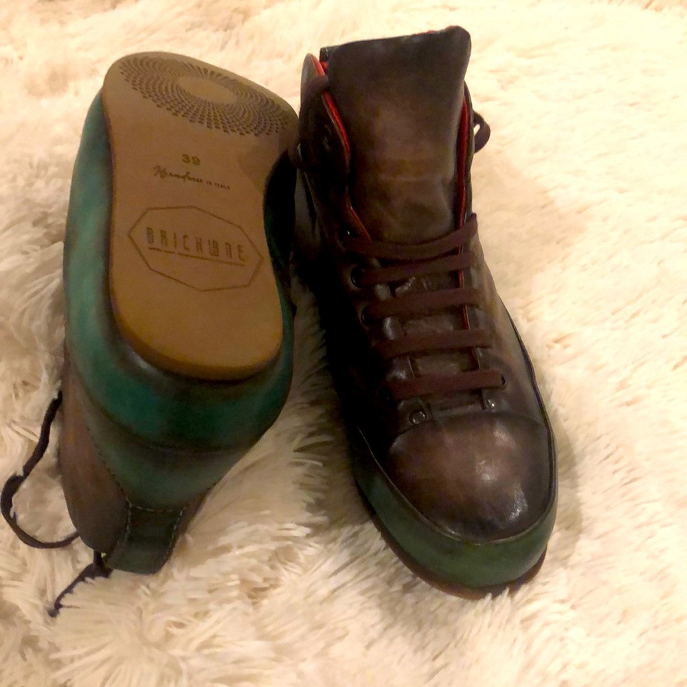 BrickLane hand painted sneakers, handmade in Italy